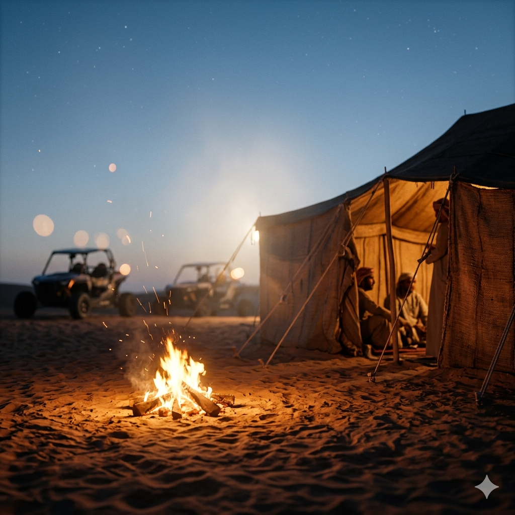 Full Experience — Ride + Campfire + Tent